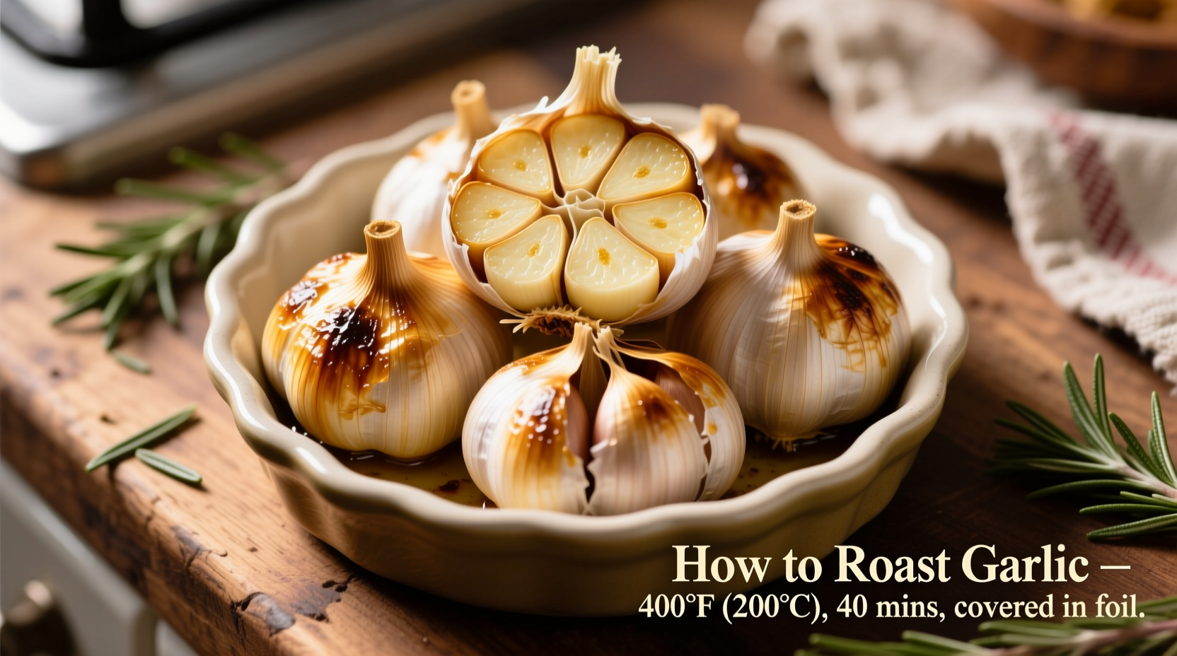 How to Roast Garlic Perfectly: Simple Oven Method