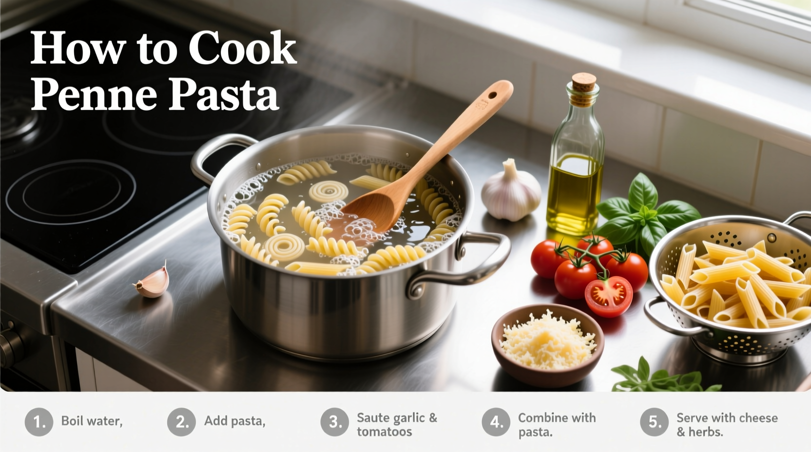 how to cook penne pasta