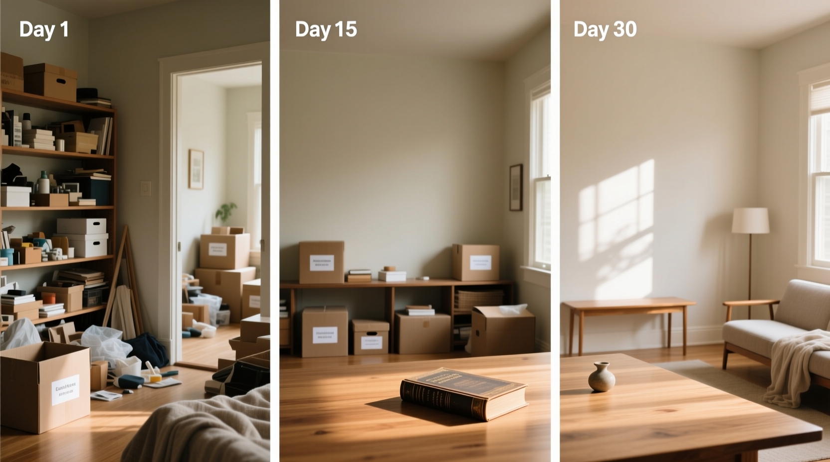 30 days decluttering