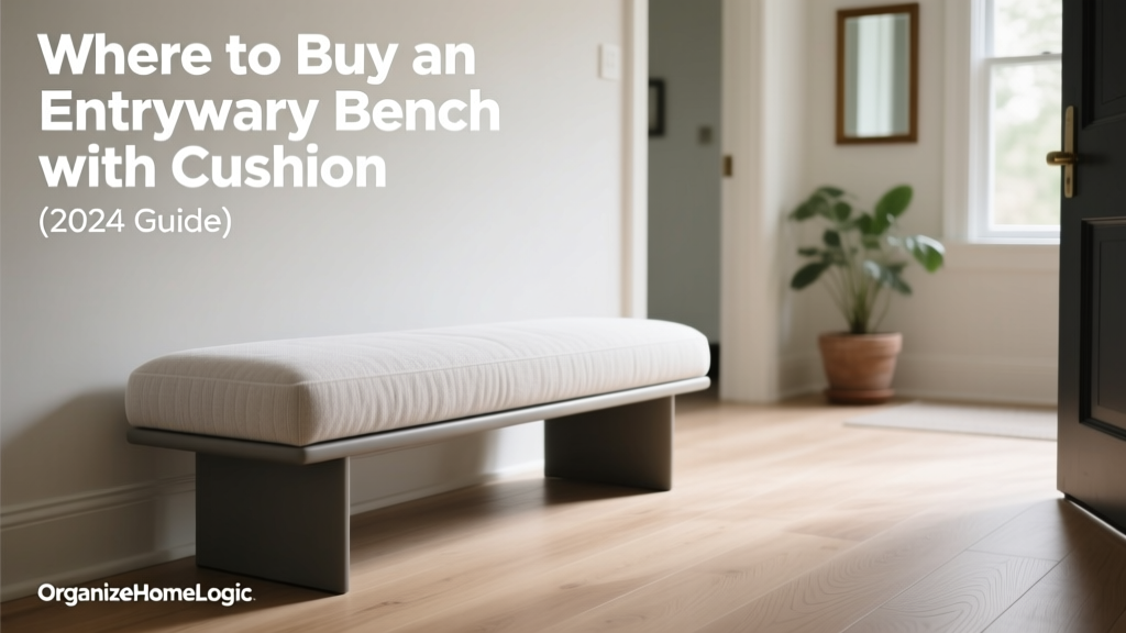 Where to Buy an Entryway Bench with Cushion (2024 Guide)