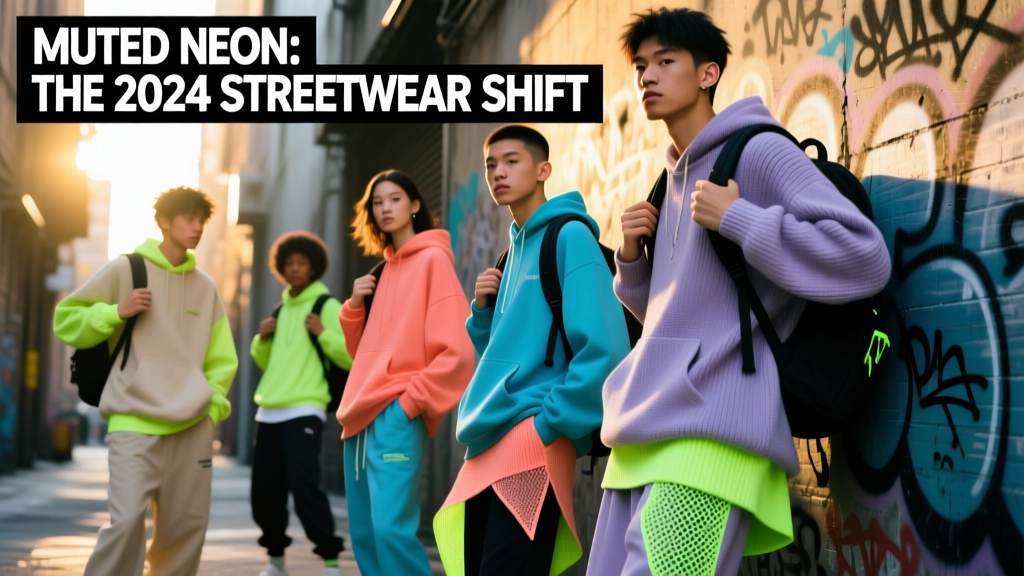 Spring 2024 Streetwear Palette: Why Muted Neon Is Dominating