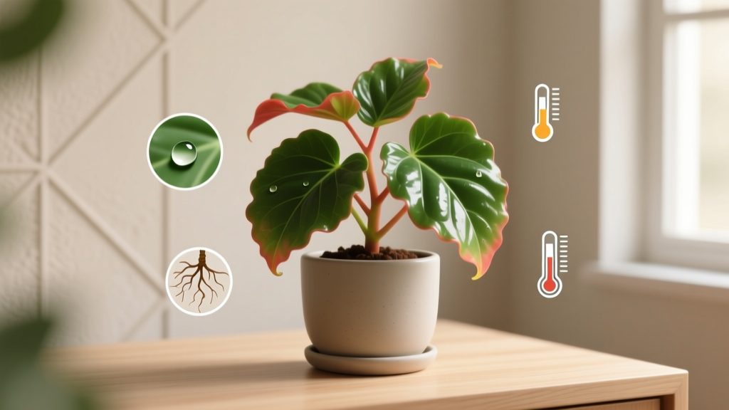 Why Indoor Begonias Drop Leaves (And What It Means)