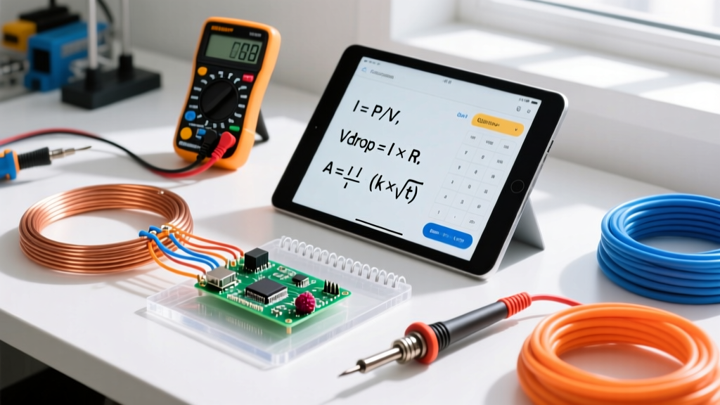 Cable Size Calculator Math: Formula Derivation & Worked Examples