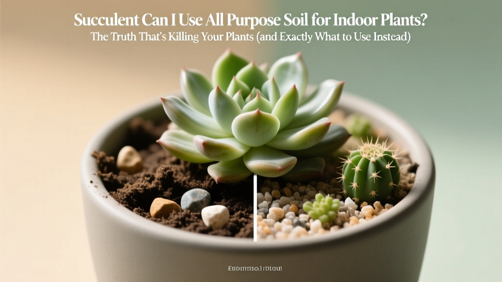 Succulent Soil: Why All-Purpose Mix Kills Plants
