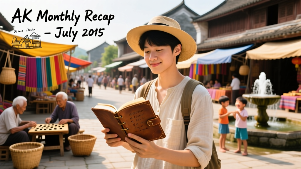 Ak Monthly Recap: July 2015 — A Month of Monsoon Rhythms, Market Revivals, and Measured Urban Shifts