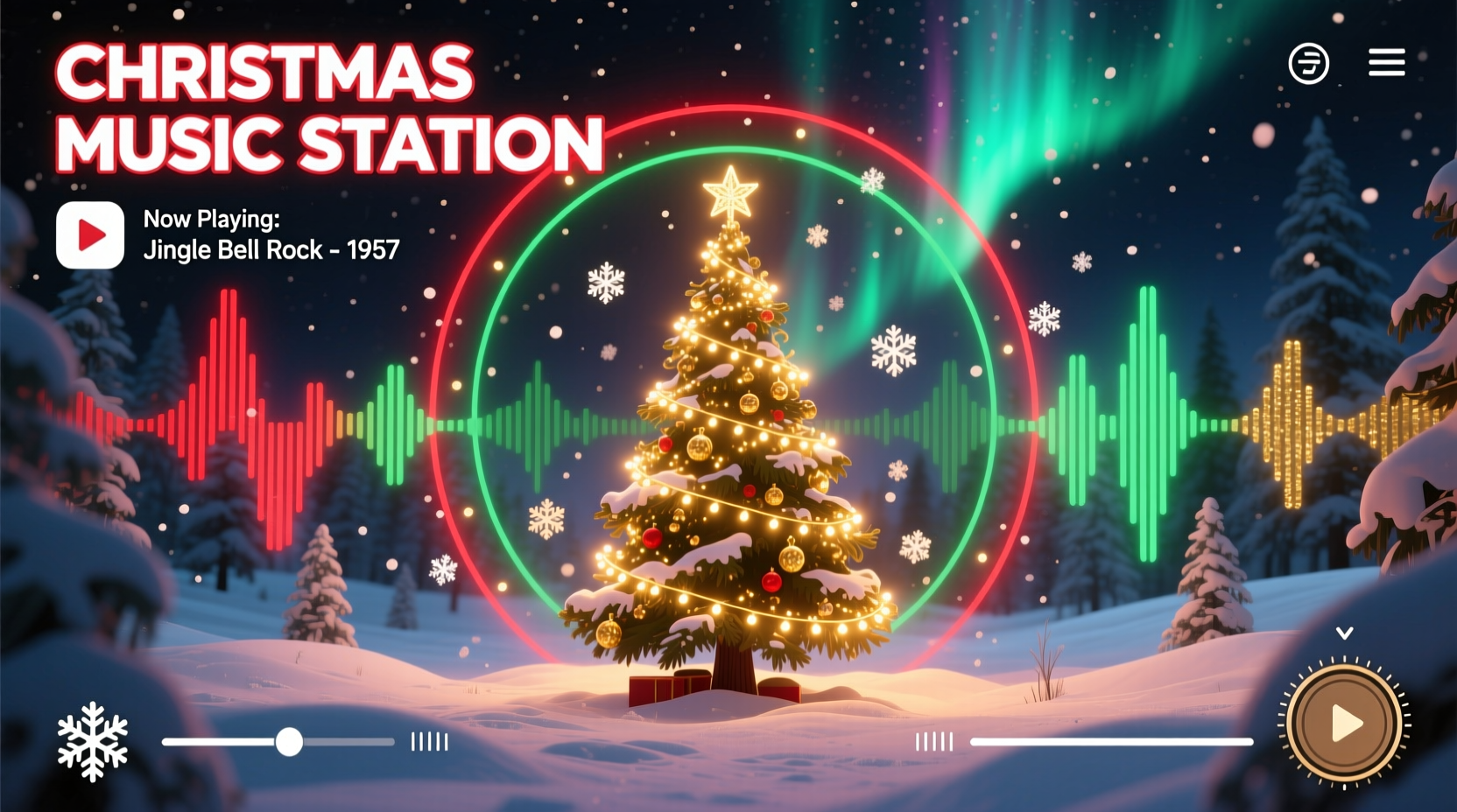 what is a christmas music station
