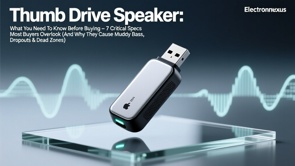 Thumb Drive Speaker What You Need To Know Before Buying: 7 Critical Specs Most Buyers Overlook (And Why They Cause Muddy Bass, Dropouts & Dead Zones)