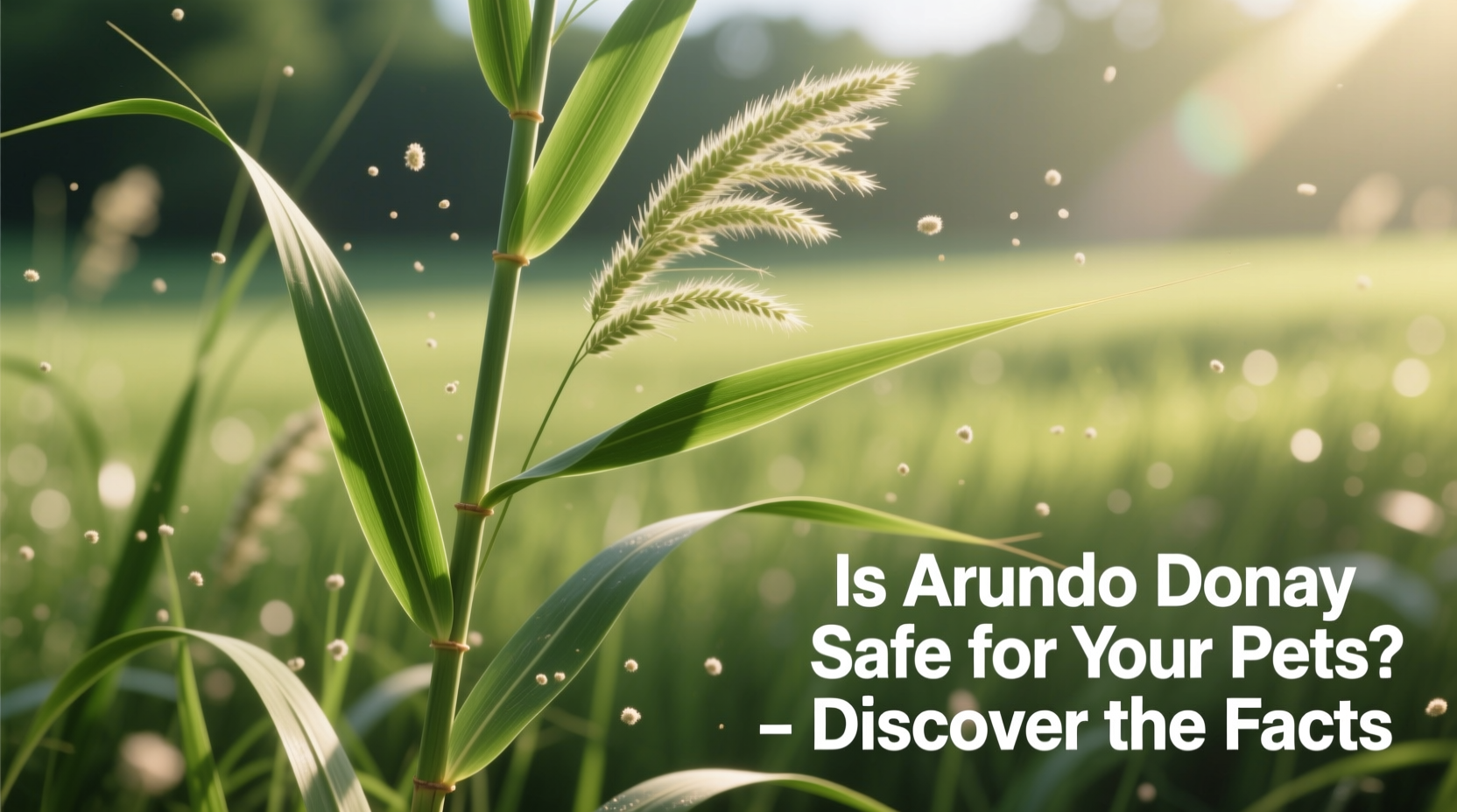 Is Arundo Donax Safe for Your Pets? Discover the Facts