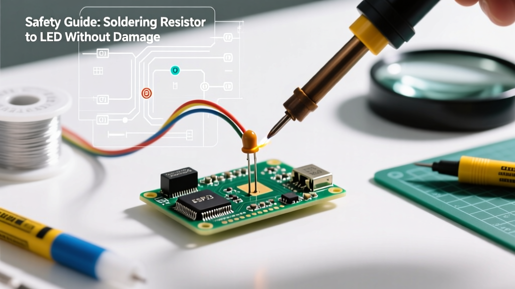 Safety Guide: Soldering Resistor to LED Without Damage