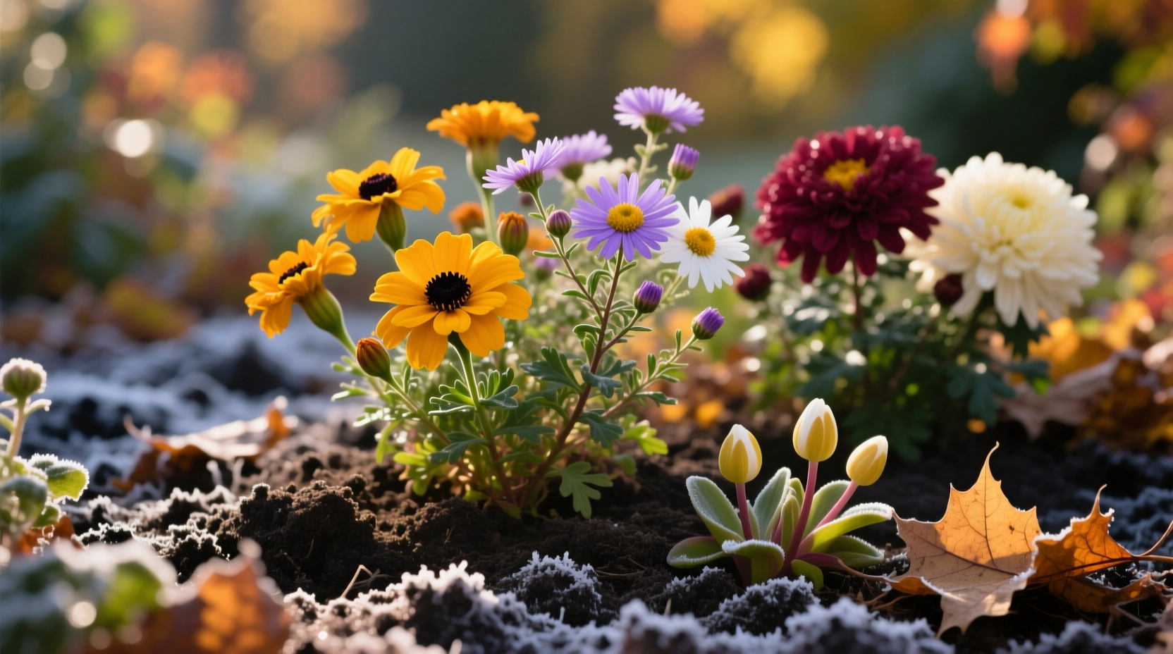 flowers to plant in october