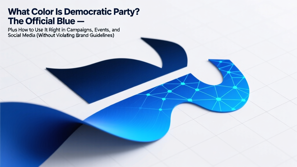 Democratic Party Color: Official Blue Guide (2026)
