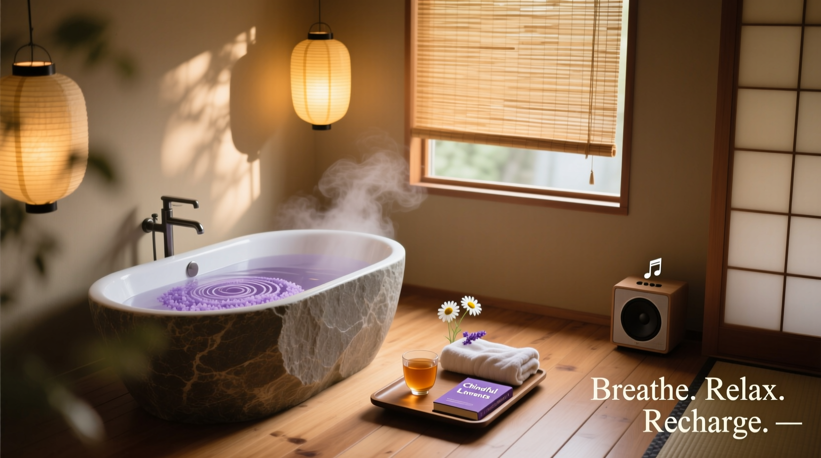 how to create a relaxing bath routine for stress relief and better sleep