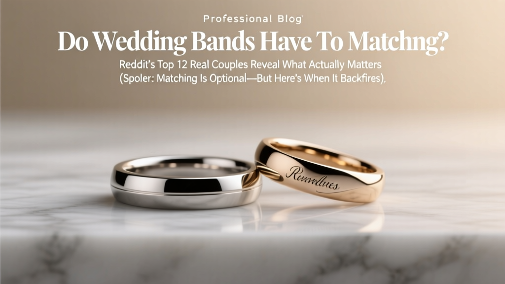 Do Wedding Bands Have to Match? Reddit Data Reveals