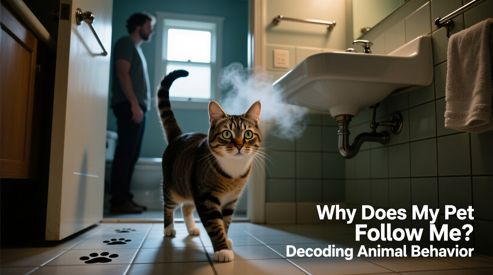 why does my pet follow me into the bathroom decoding animal behavior