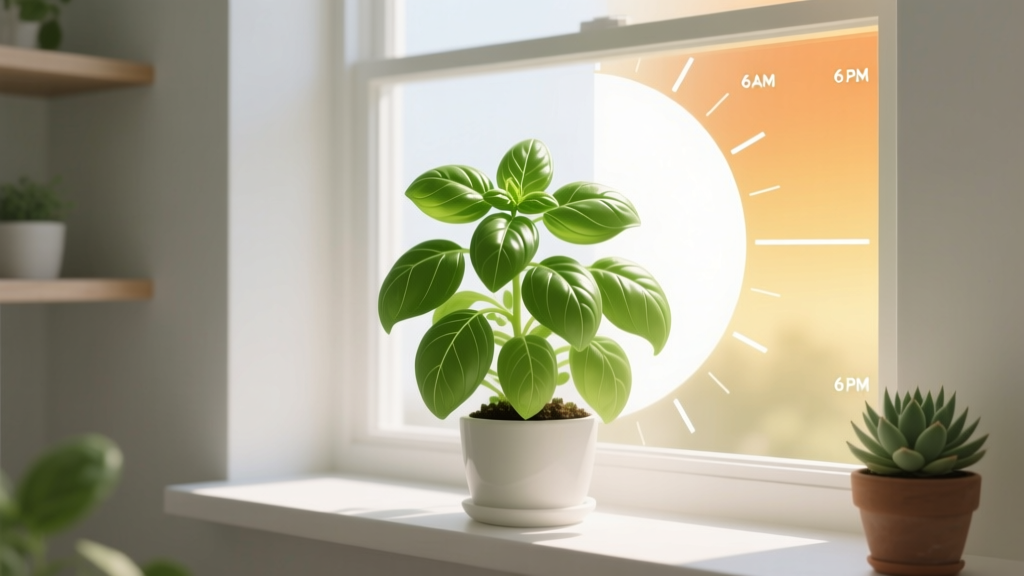 Basil Sunlight Requirements: 6–8 Hours Daily
