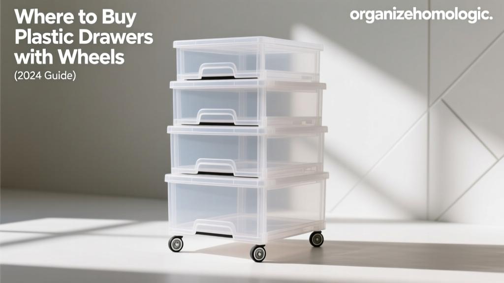 Where to Buy Plastic Drawers with Wheels (2024 Guide)