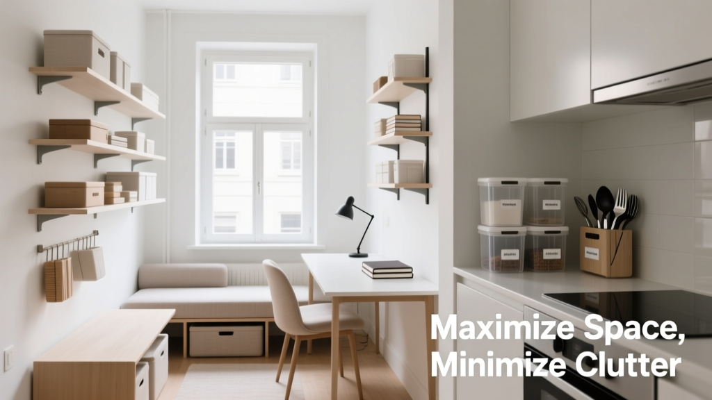 Small Space Organization Tips for Tiny Apartments
