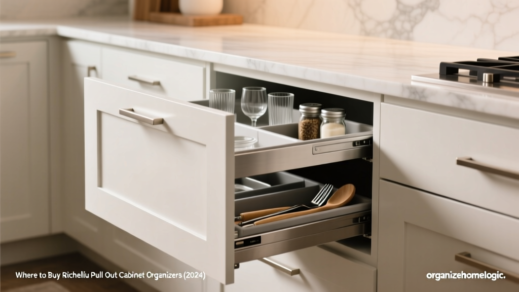 Where to Buy Richelieu Pull Out Cabinet Organizers (2024)