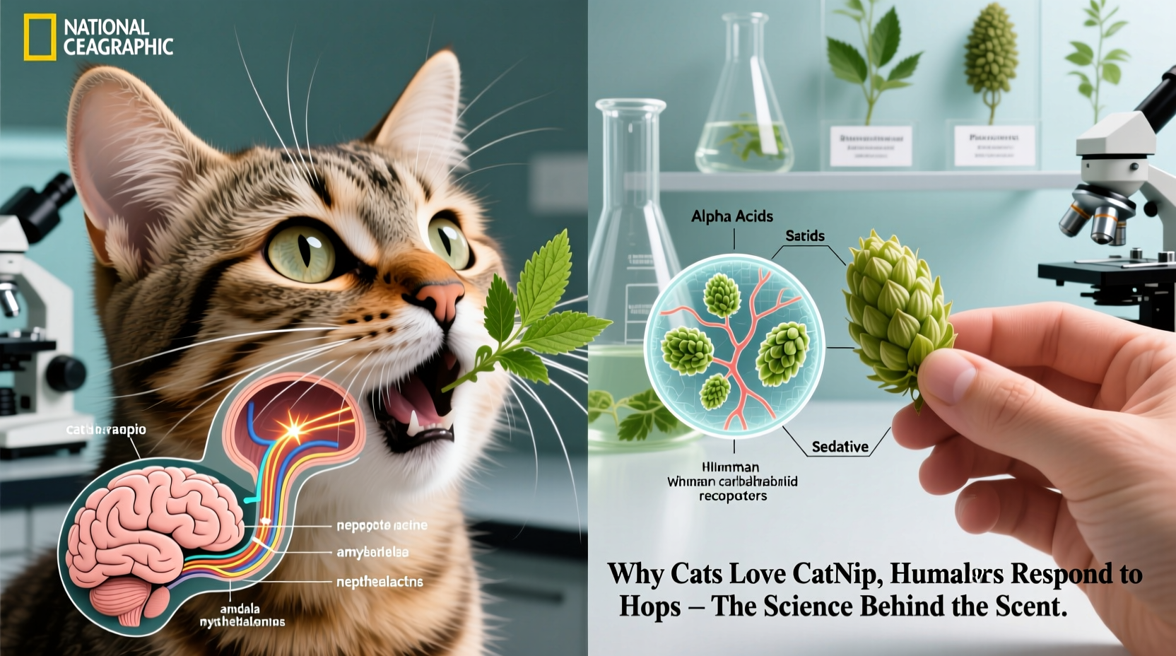 why do cats react to catnip but humans respond to hops science behind