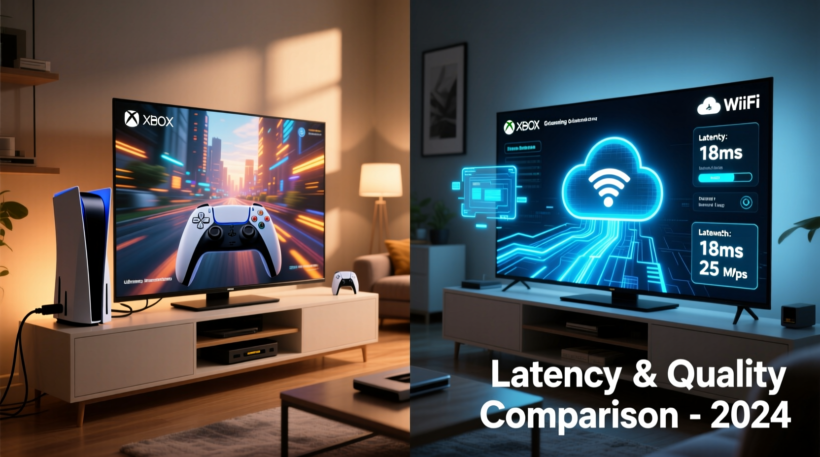 is cloud gaming better than console gaming latency and quality compared