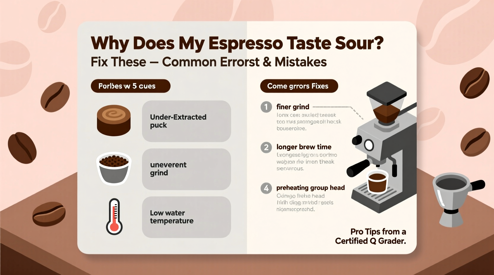 why does my espresso taste sour troubleshooting home barista errors