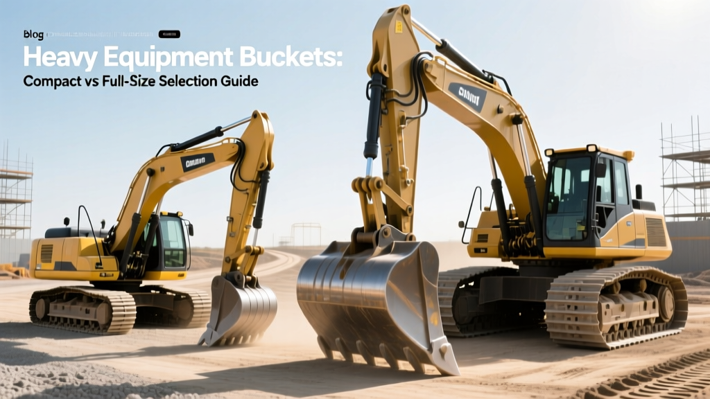Heavy Equipment Buckets: Compact vs Full-Size Selection Guide