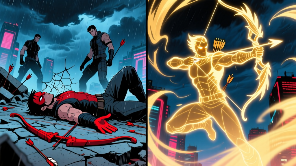 New Avengers (2004) & Hawkeye: The Death That Broke the Team and the Return That Redefined It