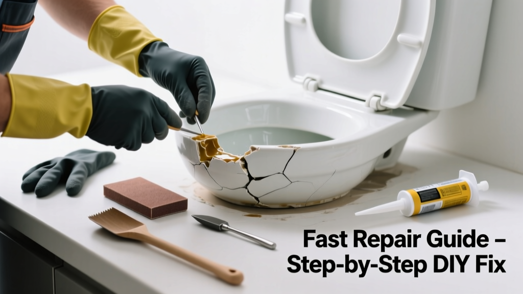 Toilet Bowl Cracked in Kitchen: Fast Repair Guide