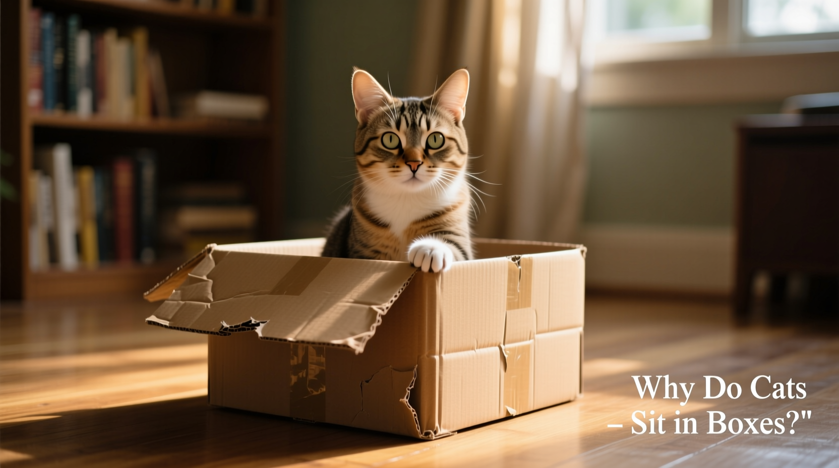 why do cats sit in boxes and what it means for their behavior