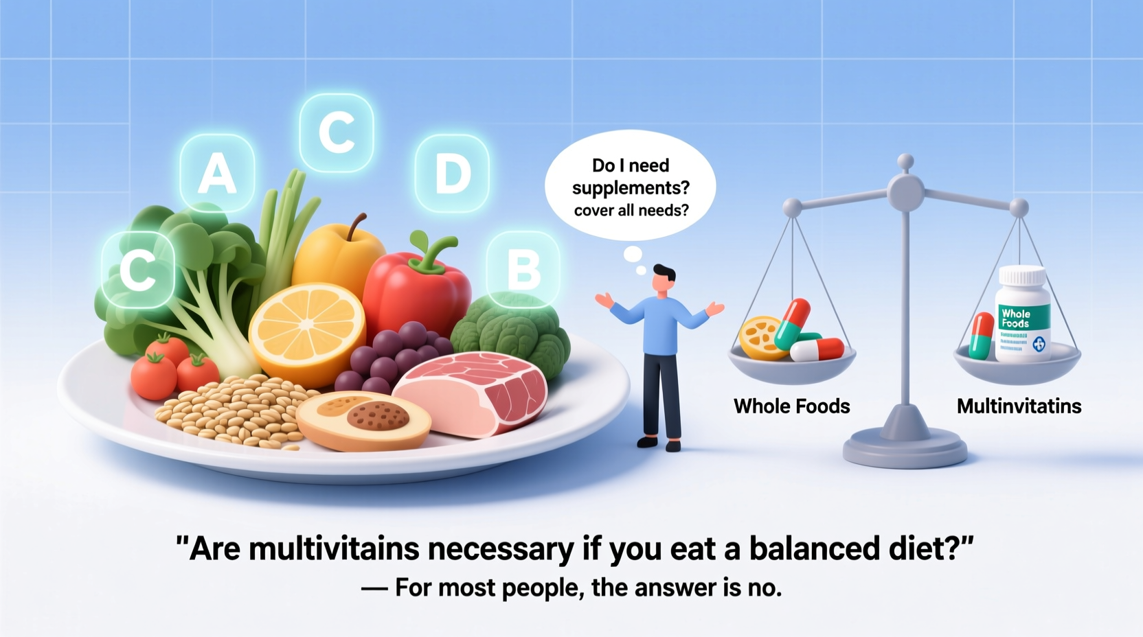are multivitamins necessary if you eat a balanced diet
