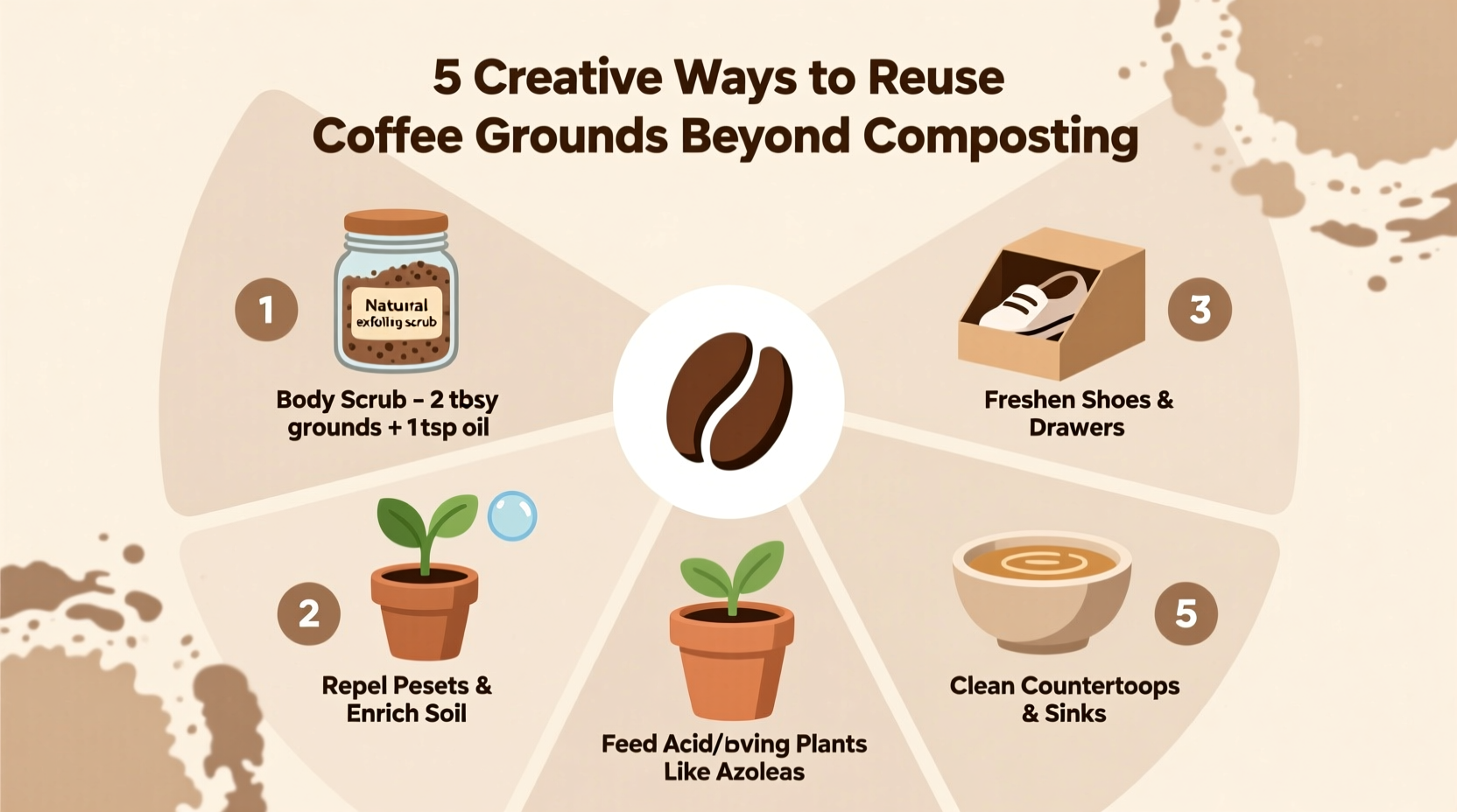 best ways to reuse coffee grounds beyond composting