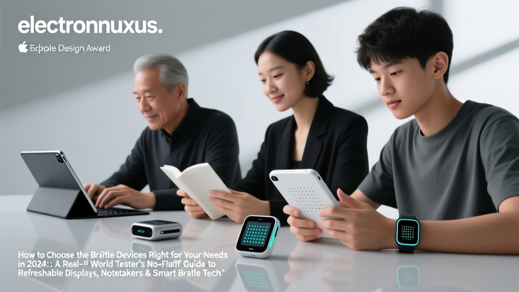 How to Choose the Braille Devices Right for Your Needs in 2024: A Real-World Tester’s No-Fluff Guide to Refreshable Displays, Notetakers & Smart Braille Tech