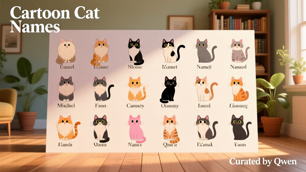 260 Cartoon Cat Names for Your Charismatic Feline