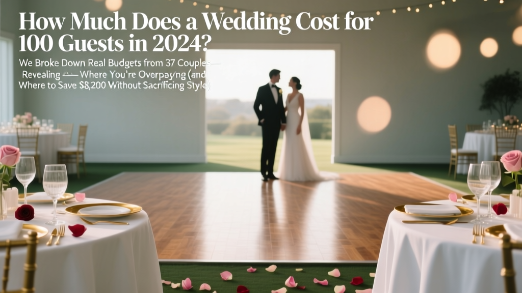 Wedding Cost for 100 Guests (2026): Real Budgets & Savings