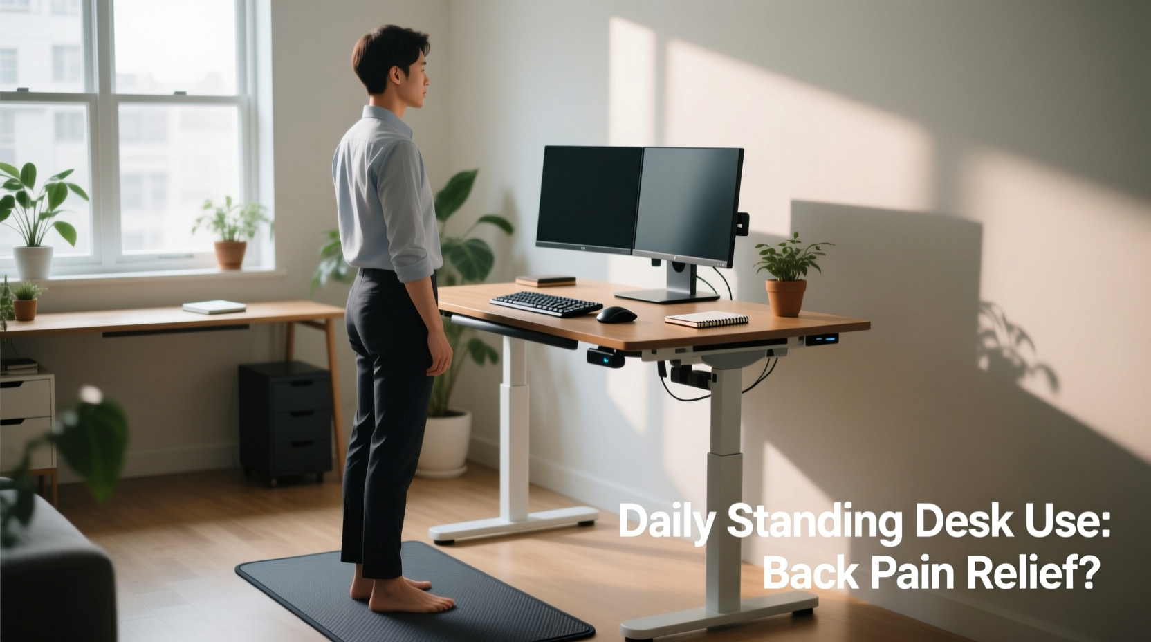 is using a standing desk every day better for back pain