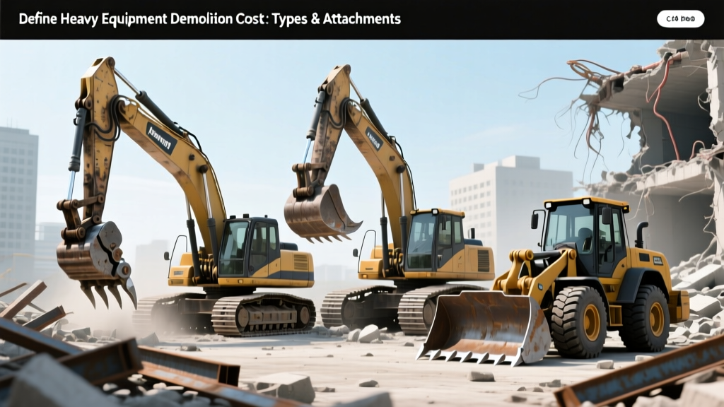 Define Heavy Equipment Demolition Costs: Types & Attachments