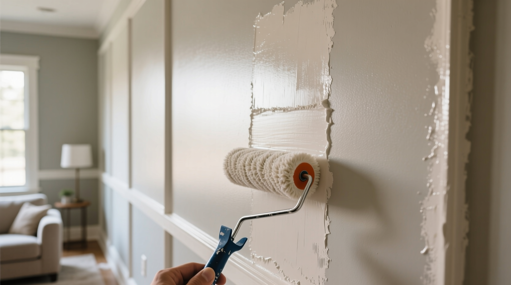 how to paint a room with zero visible brush strokes or roller marks