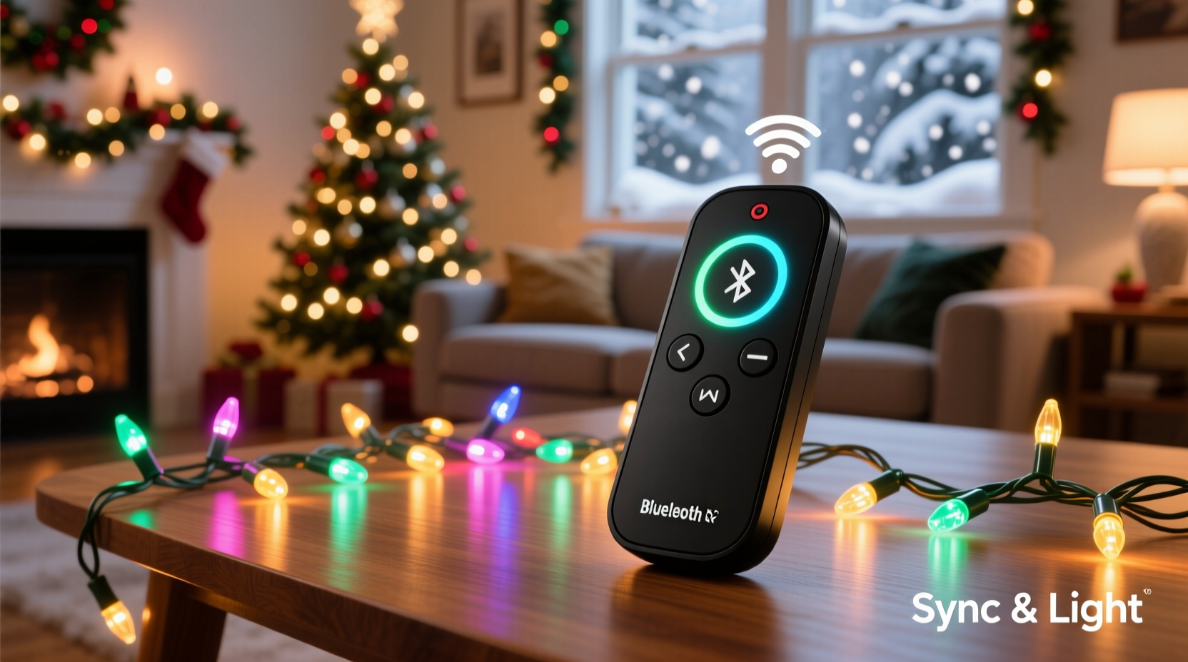 best wireless controllers for syncing with smart christmas light apps