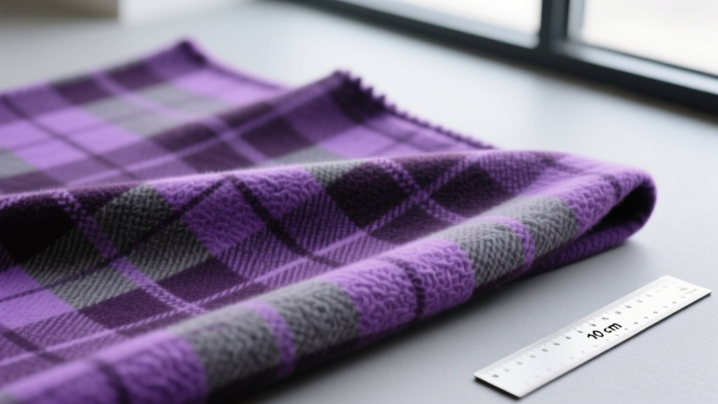 Purple Plaid Fleece Fabric: Safety, Standards & Sourcing Guide