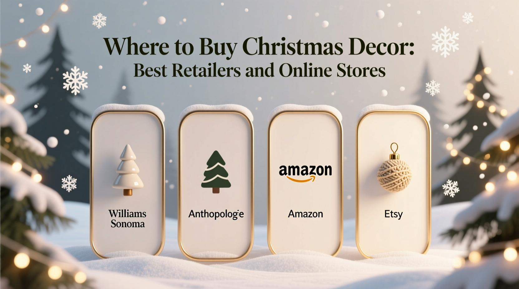 where to buy christmas decor