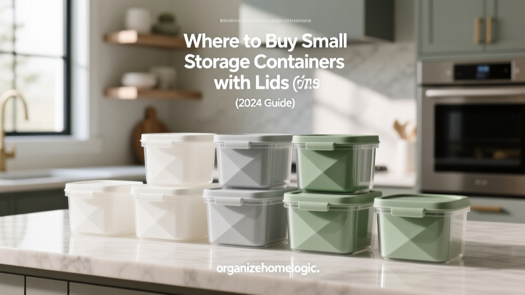 Where to Buy Small Storage Containers with Lids (2024 Guide)