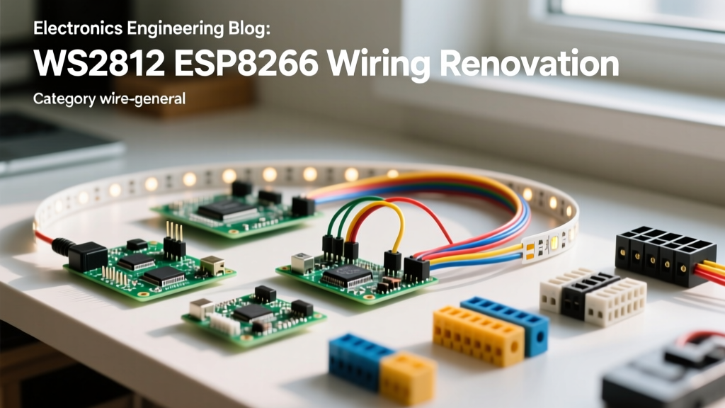Renovation Planning: WS2812 LED Strip to ESP8266 Wiring Guide