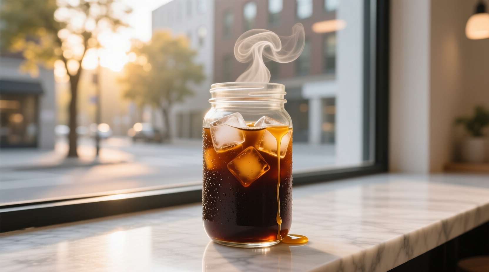 make cold brewed iced coffee