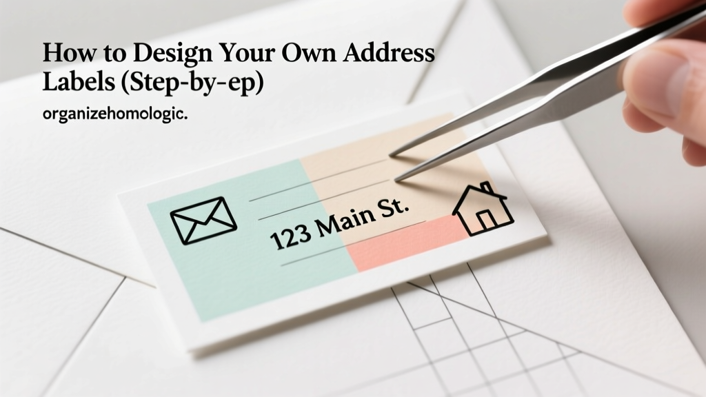 How to Design Your Own Address Labels (Step-by-Step)