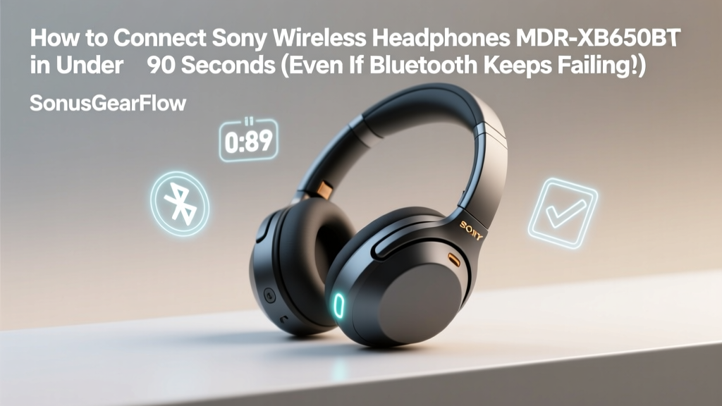 Sony MDR-XB650BT Pairing Fix (2026)