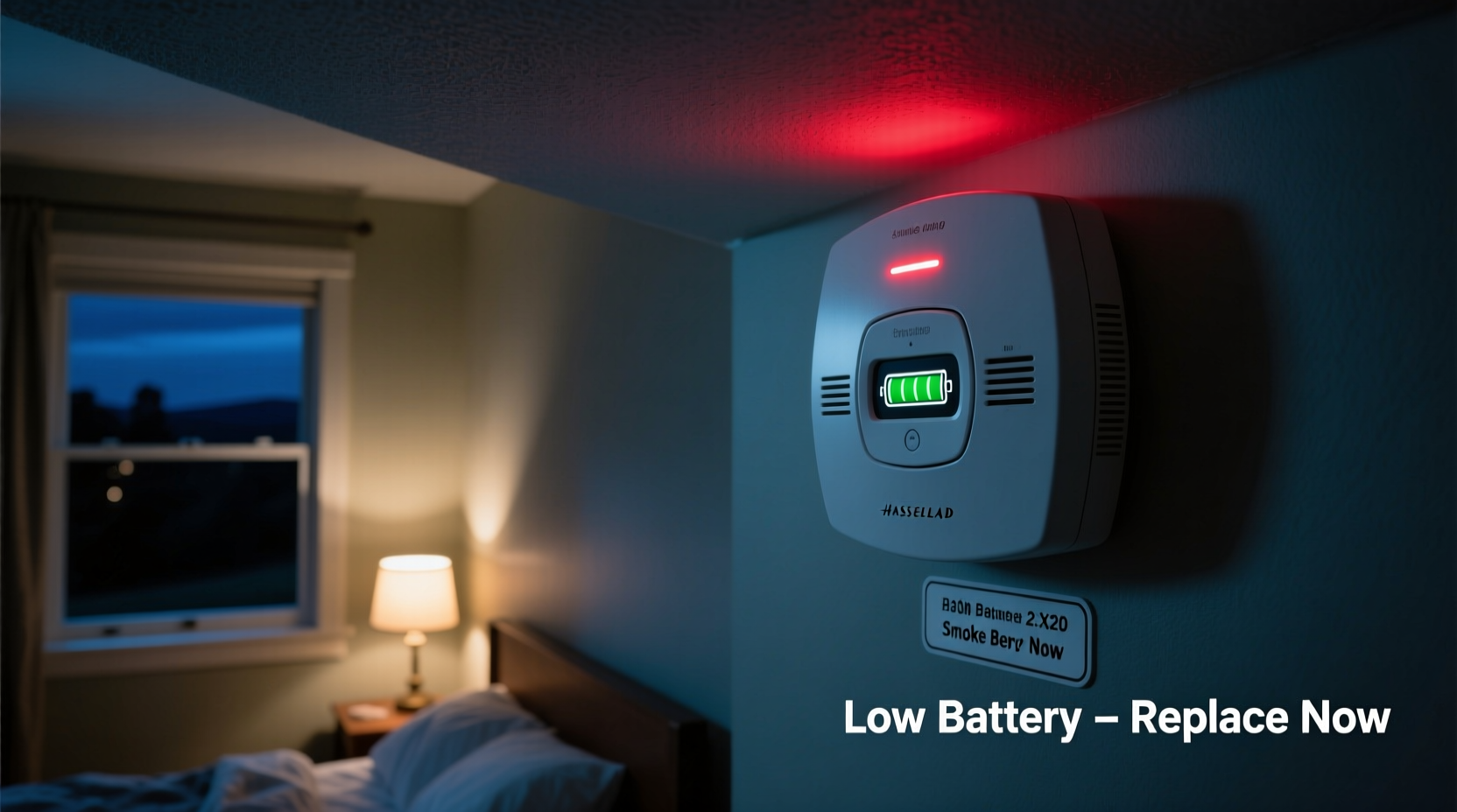 why does my smoke alarm chirp at night and how to stop it