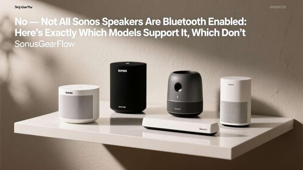 Sonos Bluetooth Support: Which Speakers Work in 2026