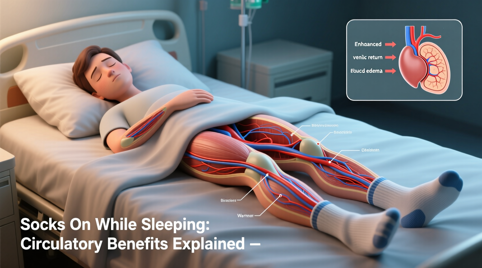 is sleeping with socks on healthy or weird circulatory benefits explained