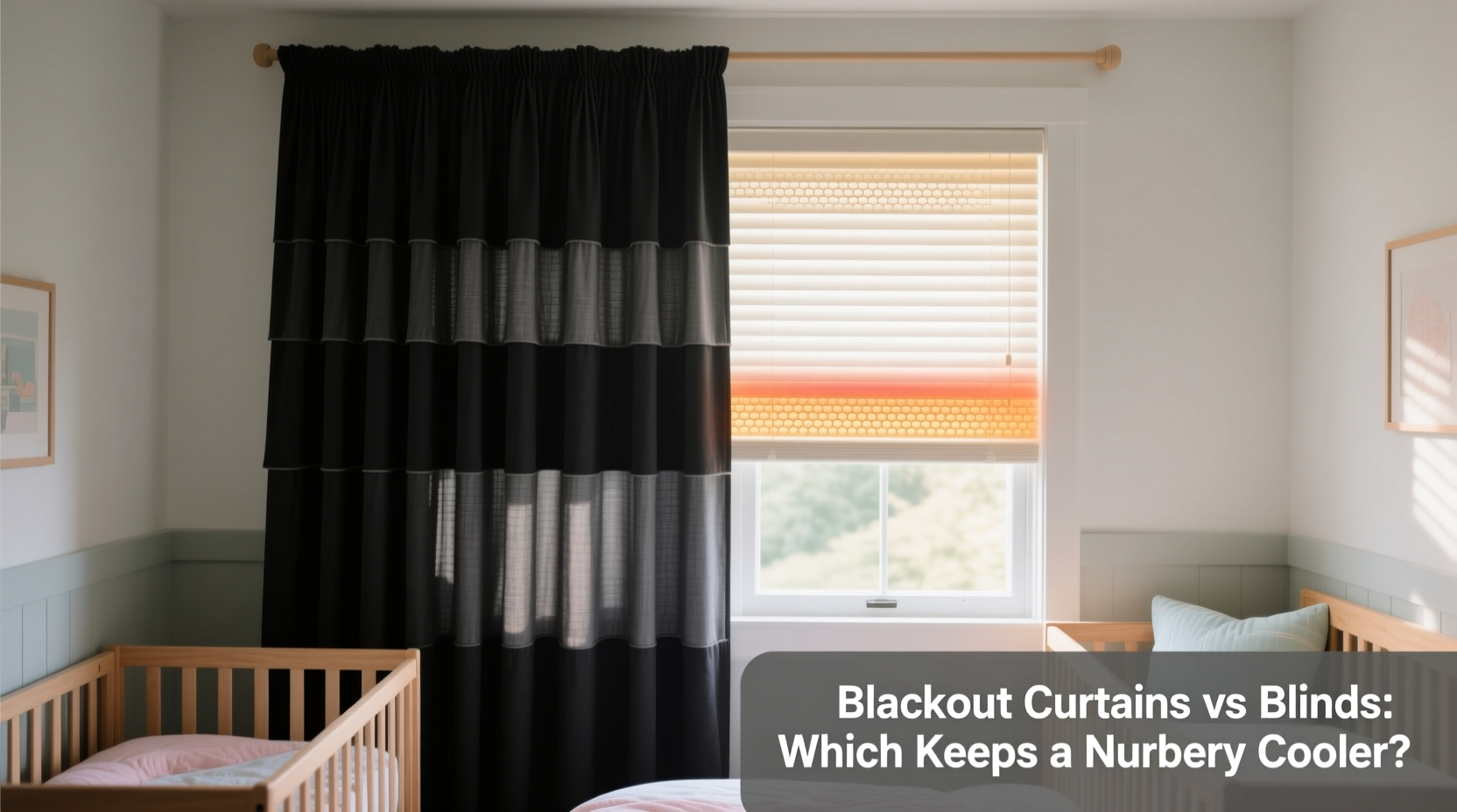 blackout curtains vs blinds which is better for keeping a nursery cool