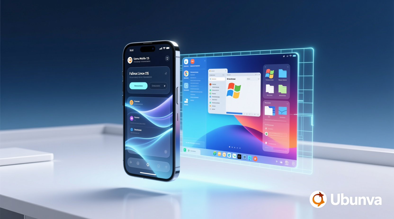 ubuntus mobile os offers full linux desktop integration